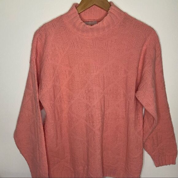 Vintage Spunky Coral/Pink Sweater - Picture 2 of 10